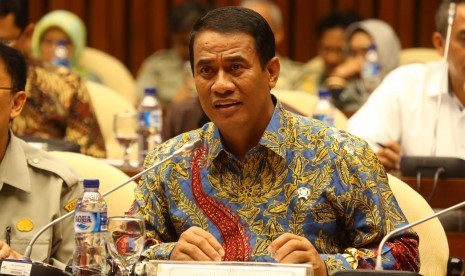 Menteri Pertanian Andi Amran Sulaiman menghadiri rapat kerja dengan Komisi IV DPR RI terkait penyesuaian Rencana Kerja dan Anggaran Kementerian dan Lembaga (RKAKL)