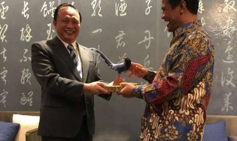 Menteri Pertanian Indonesia, Amran Sulaiman bertemu Menteri Pertanian Taiwan, Mr. Tsung-Hsien Lin, Selasa, (9/10)