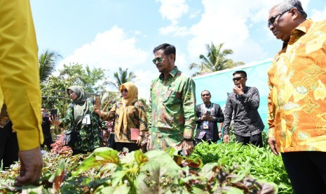 Menteri Pertanian (Mentan) Syahrul Yasin Limpo saat membuka Peringatan Hari Pangan Sedunia.