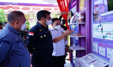 Menteri Pertanian (Mentan), Syahrul Yasin Limpo (SYL) pada acara peringatan World Rabies Day. Mentan menyebut Hari Rabies Sedunia jadi momentum edukasi masyarakat terkait rabies