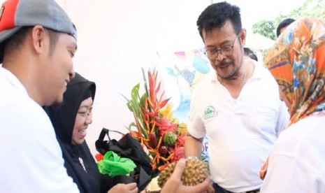 Menteri Pertanian Syahrul Yasin Limpo meresmikan pembukaan Tani