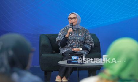 Menteri PPPA Arifah Fauzi dalam Forum Merdeka Barat 9, Senin (16/12/2024).