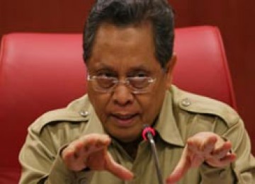 Menteri Negara (Menneg) Badan Usaha Milik Negara (BUMN), Mustafa Abubakar 