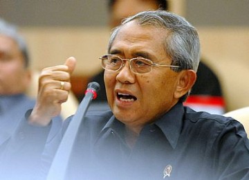 Menteri Pekerjaan Umum (PU) Djoko Kirmanto