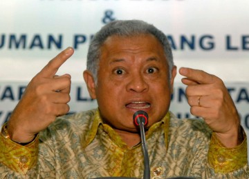 Menteri Pertahanan (Menhan) Purnomo Yusgiantoro