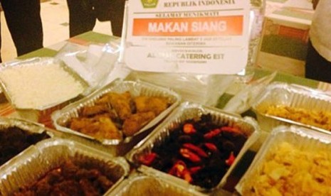 Menu makan siang di Makkah