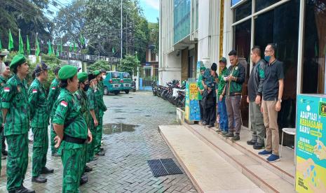 Menyambut bulan suci Ramadhan, Pimpinan Pusat Gerakan Pemuda Kabah menggelar apel siaga di halaman Kantor DPP PPP. GPK siap mengawal Perda tentang pembatasan kegiatan tempat hiburan malam selama Ramadhan.