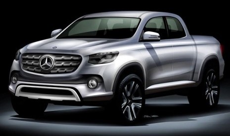 Mercedes Benz X-Class. Ilustrasi