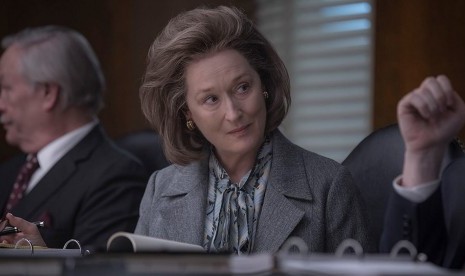 Meryl Streep dalam The Post.