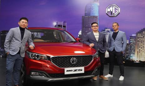 MG Motor Indonesia melakukan peluncuran MG ZS pada Selasa (24/3).