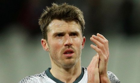 Michael Carrick, pelatih sementara Manchester United (MU). 