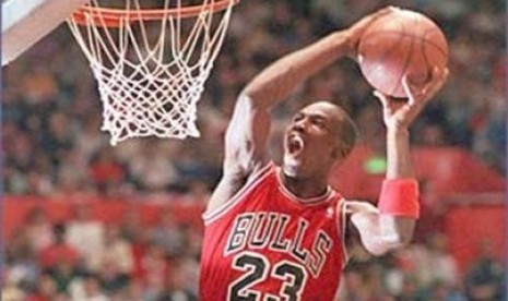 Film dokumenter anyar Michael Jordan mencuri perhatian para penggemar NBA . Ilustrasi.