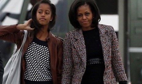 Michelle Obama dan Malia