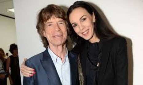 Mick Jagger dan L'Wren Scott 