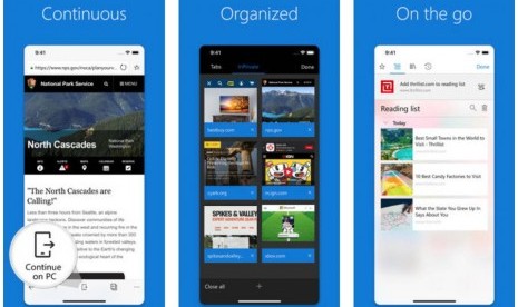 Microsoft Edge untuk iOS Tambah Dukungan 3D Touch