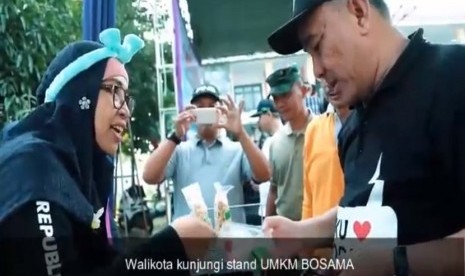 Milad ke-1 UMKM Bosama (Bojongsari Maju Bersama) di kantor Kecamatan Bojongsari