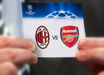 Milan Versus Arsenal di Liga Champion