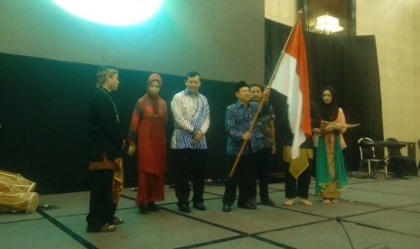 Milangkala Paguyuban Pasundan di Trans Convention Centre, Kota Bandung, Sabtu (23/7).