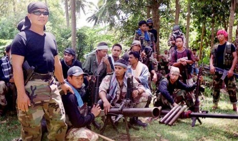 Militan Abu Sayyaf di Filipina.