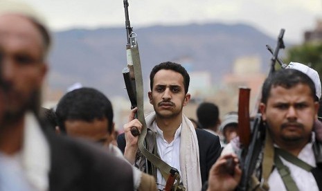 Militan Houthi yang kini menguasai Yaman.