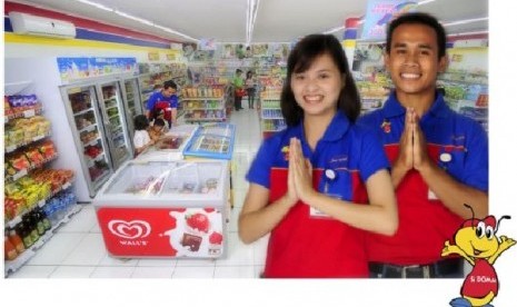 Minimarket Indomaret yang tersebar di sejumlah daerah