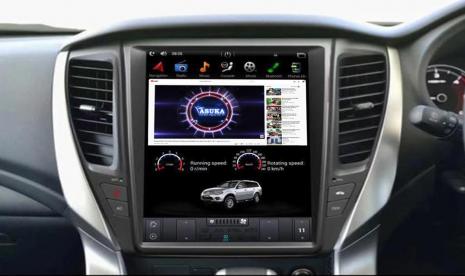 Mirai Car Entertainment menghadirkan head unit Tesla Style yang hadir dengan fitur split screen dan voice command. 