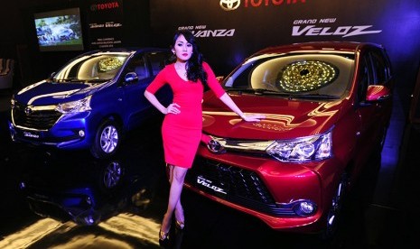 Mobil Grand New Avanza dan Grand New Veloz saat peluncuran di Jakarta, Rabu (12/8).