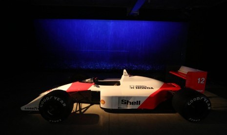 Mobil McLaren F1 yang pernah dikendarai Ayrton Senna.