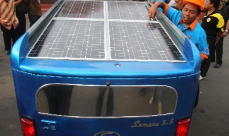 Mobil tenaga surya buatan SMK Muhammadiyah Malang