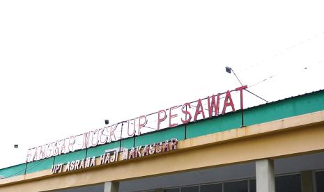 Mockup pesawat embarkasi Makassar