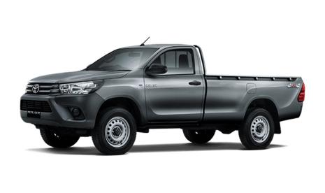 Model S-Cab atau Hilux Single Cabin memiliki tiga pilihan dengan tipe mesin dan bahan bakar yang berbeda, yaitu tipe dengan bahan bakar gasoline dengan tipe mesin 4x2, bahan bakar diesel dengan tipe mesin 4x2, dan bahan bakar diesel dengan tipe mesin 4x4, namun tetap dalam satu pilihan transmisi yaitu manual.