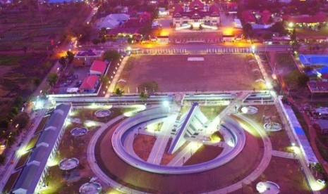 Monumen Kapsul Waktu di Merauke, Papua.