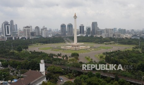 Monas, the landmark of Jakarta city.