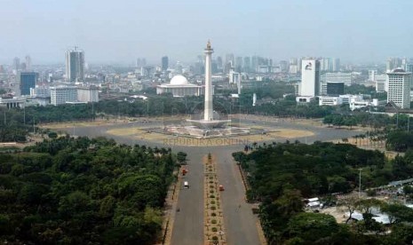  Monumen Nasional (Monas), Jakarta. (Republika/ Yasin Habibi)