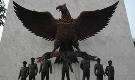 Monumen Pancasila Sakti simbol peringatan terhadap pahlawan yang gugur dalam gerakan 30 September 1965