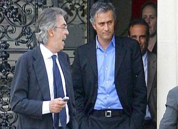 Moratti dan Mourinho