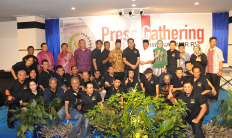 MPR dan rombongan wartawan menggelar press gathering di Tanjung Pinang, Kepulauan Riau.