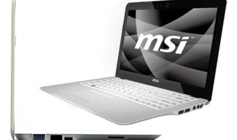 MSI slim notebook