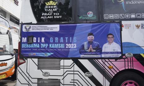 Mudik gratis ke Sumbagsel yang diadakan DPP Kamsri.