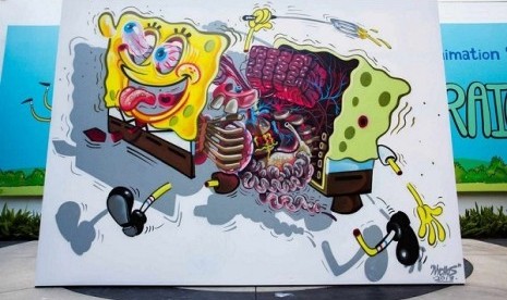 Mural Spongebob