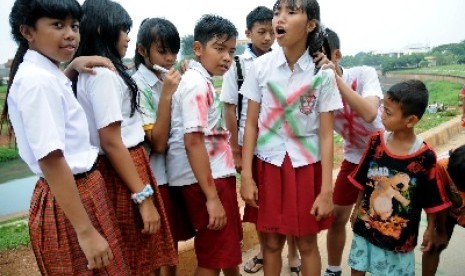 Murid Sekolah Dasar.