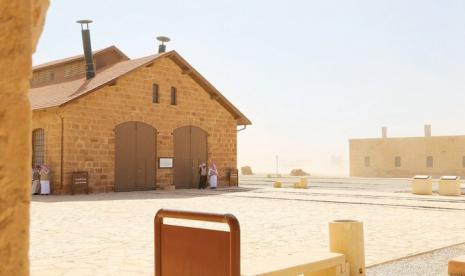 Situs Berusia Ratusan Tahun Siap Dibuka Arab Saudi  . Foto: Museum Kereta Api Hejaz yang berlokasi di Al-Ula, Provinsi Madinah, Arab Saudi.