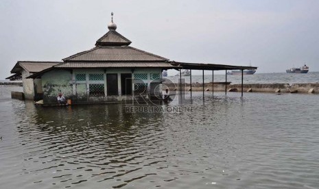 Banjir air rob. (ilustrasi)