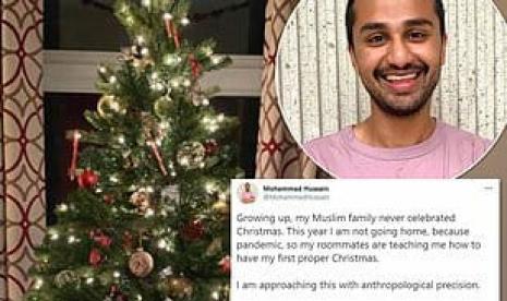 Muslim Amerika Serikat viral di dunia maya lantaran siapkan Natal