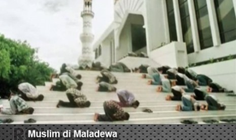 Muslim di Maladewa. Tiga masjid Maladewa sempat ditutup usai ditemukan sejumlah orang positif Covid-19. Ilustrasi.