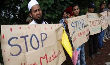 Muslim Rohingya menjadi komunitas Muslim di Myanmar