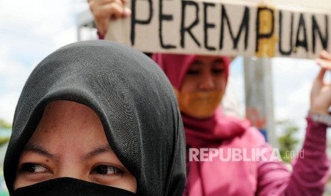 Muslimah tutup mulut (ilustrasi). Para ulama perempuan di Indonesia lakukan advokasi lawan kekerasan seksual 