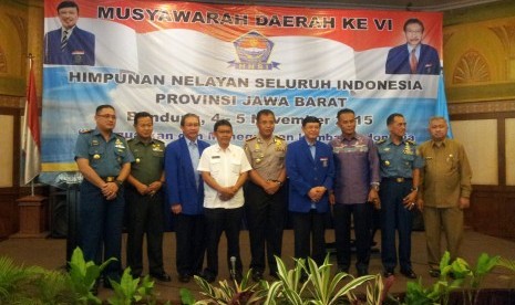 Musyawarah Daerah Himpunan Nelayan Seluruh Indonesia (HNSI) Provinsi Jabar ke-6 di Bandung, Selasa (4/11). 