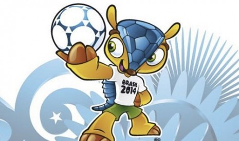 Nama resmi untuk maskot Piala Dunia 2014 adalah Fuleco.