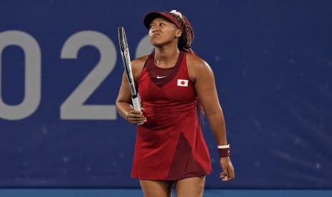 Bintang tenis putri asal Jepang Naomi Osaka.